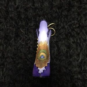 “New England Peacock” Heirloom Ornament Deco Shoe/Boot